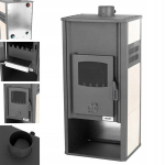 Kieto kuro krosnelė Hecht Magnis 20&ndash;22 kW plieninė A klasė
