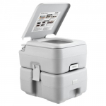 Ne&scaron;iojamas tualetas, 43x34x42 cm, pilka, stovyklavimo laikymas