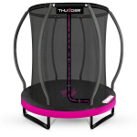 Sodo batutas THUNDER ULTRA 4.5FT, rožinis