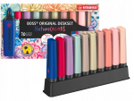 Žymekliai Stabilo Boss Naturecolors 10 vnt. su stovu