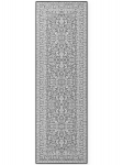 Hanse Home Duet Kona juodai baltas dvipusis kilimas naudoti viduje ir lauke, 80 x 250 cm