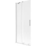 Vonios sienelė Mexen Velar, 85 x 150 cm, White/matinis stiklas