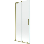 Vonios sienelė Mexen Velar L, 85 x 150 cm, Gold/Transparent