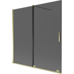 Vonios sienelė Mexen Velar, 160 x 150 cm, Gold/Graphite