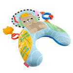 Kūdikio pilvuko pagalvė Fisher-Price Sensory Adventures JHB44 mi&scaron;ko tematikos atraminė pagalvėlė su žaislais