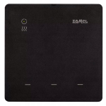 Zamel Gkw-02 termostato Wifi, juodas, valdomas programėle