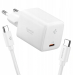 Spigen EE451EU Essential USB-C 45W Wvisi įkroviklis - White