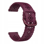 &bdquo;BestAccessories" silikoninė apyrankė laikrodžiui 20mm, bordo