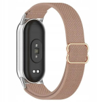 dozegarka.pl, nailoninė apyrankė skirta X. Mi Smart Band 8 9 10, smėlio spalvos