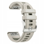 &bdquo;BestAccessories&ldquo; silikoninis laikrodžio dirželis G. Fenix 5s 6s 7s 8 43mm Instinct 2s E 40 Epix 2 Pro 42mm, smėlio spalvos