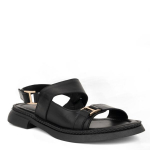 SERGIO MORETTI Basutės moterims, Juoda, Sandals