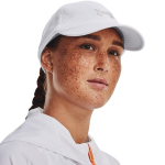 Moteri&scaron;ka kepurė su snapeliu Under Armour Blitzing Adj OSFM, balta, 1376705 100