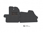 Kilimėliai QuiltyMats MERCEDES-BENZ Sprinter 2006-2018 (2 vietos) (2 vnt.), Juoda-Pilka /13-MAX3