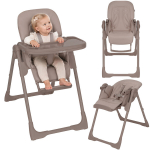 Maitinimo kėdutė su gultuko funkcija 2in1 iki 15 kg Lionelo Linn Plus Beige Taupe, Beige Taupe