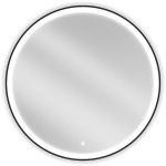 Vonios veidrodis Mexen Esso Black su LED ap&scaron;vietimu ir apsauga nuo rasojimo, 90 cm