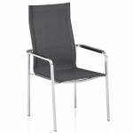 Lauko kėdė Feel, pilka/sidabrinė