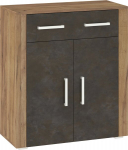 Komoda Notti NOT-03, ruda/juoda