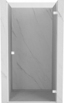 Mexen Lunar-B varstomos du&scaron;o durys de&scaron;inės 75 cm, permatomos, baltos - 832-075-000-20-00-P