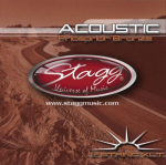 Stygos akustinei gitarai Stagg AC-12ST-PH .010 - 0.047