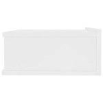 Naktiniai staliukai, 2vnt., baltos sp., 40x30x15cm