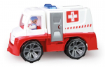 Žaislinis greitosios pagalbos automobilis, 29 cm (dėžutėje), LENA Truxx, 04456