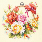 Siuvinėjimo rinkinys Magic Needle "Roses for Needlewoman" 100-122