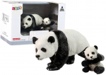 Figūrėlių rinkinys LeanToys panda su jaunikliu