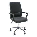 Biuro kėdė Office4You Angelo, su porankiais, juoda