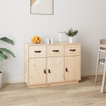&Scaron;oninė spintelė, 100 x 40 x 75 cm, pu&scaron;ies medienos masyvas