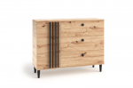 Komoda ADRK Furniture LIV03, ruda