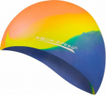 Plaukimo kepuraitė Aqua Speed Bunt, tamsiai mėlyna/žalia/geltona/oranžinė