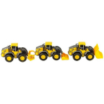 Žaislinis statybinių transporto priemonių rinkinys Lean Toys, geltonas, 3vnt.