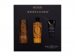 Dovanų rinkinys Revlon Orofluido Professional: &scaron;ampūnas, 240 ml + plaukų eleksyras, 100 ml + kūno kremas, 50 ml