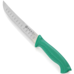 Daržovių ir vaisių peilis su rutuliniu &scaron;lifu 230mm, Hendi, žalias
