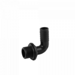 Jungtis alkūnė Bradas PIN LUG PP su tarpikliu, 1" i&scaron;or.sr. - 1" žarnai