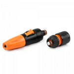 2 dalių laistymo priedų rinkinys 1/2" žarnoms Bradas BLACK LINE