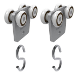 Ratukai durims Helaform VPS/4-75/nylon S-Hook