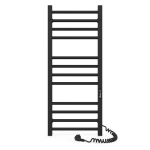 Elektrinis &scaron;ildomas rank&scaron;luosčių džiovintuvas su laikmačiu Alfa P12, 350x900 juodas, de&scaron;inėje