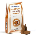 Kūginiai smilkalai kriokliui Ayurvedic Palo Santo, 10 vnt.