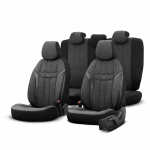 Auto sėdynių užvalkalų komplektas OTOM SWAN 501 BLACK 3-ZIP