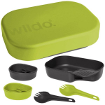 Turistinių indų rinkinys Camp-A-Box Duo Lights Wildo, žalias/pilkas, 19x13x5 cm