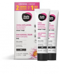 Drėkinantis depiliacinis kremas jautriai odai Body Natur, 2x100 ml