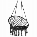Pakabinamas fotelis Fluxar 60 cm, juodas