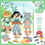 Kūrybinis koliažų rinkinys Djeco Bonjour Paris DJ09849