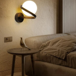 Sieninė lempa APP1209-1W Black