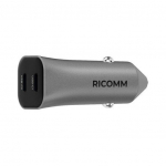 Ricomm 3000 mA USB tipo C automobilinis įkroviklis