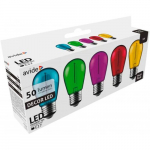 LED lempučių rinkinys (5 vnt.) E27, S14, 1W, 50lm