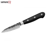 Samura Pro-S Lunar virtuvės pjaustymo peilis 78 mm a&scaron;menys įkalti Damaskas japoni&scaron;kas plienas 61 HRC