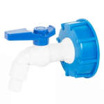 IBC talpos jungtis su čiaupu Bradas S60x6 3/4" - 1/2"