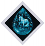 Siuvinėjimo kryželiu rinkinys "Unicorn Tear" 20x20 RIOL2161